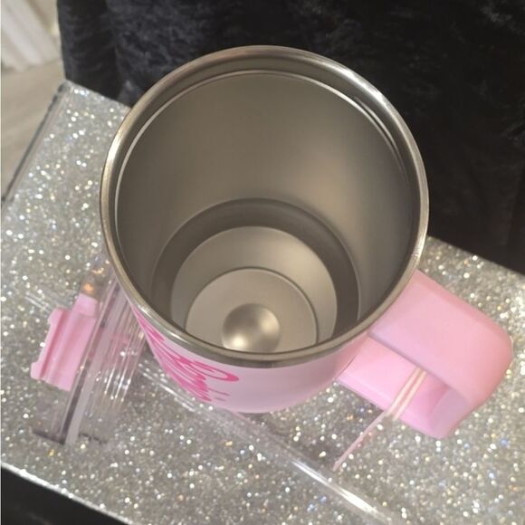 Barbie 40oz. XL Logo Insulated Travel Mug w/Straw - Picture 9 of 12